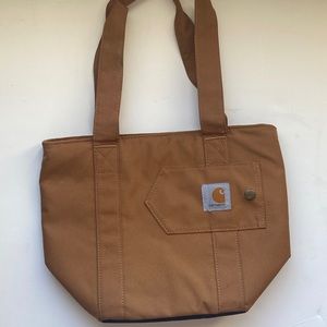 Carhartt Women's Insulated Lunch Cooler Tote Bag, Carhartt Brown